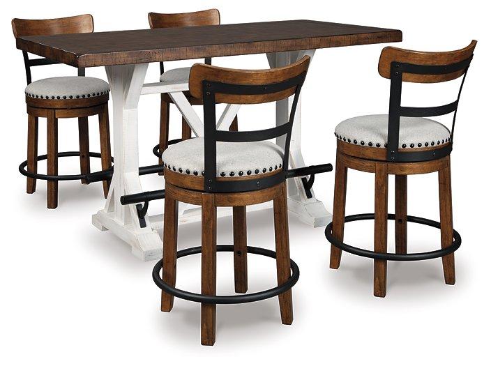 Valebeck Counter Height Dining Set - Luxury Home Furniture (MI)