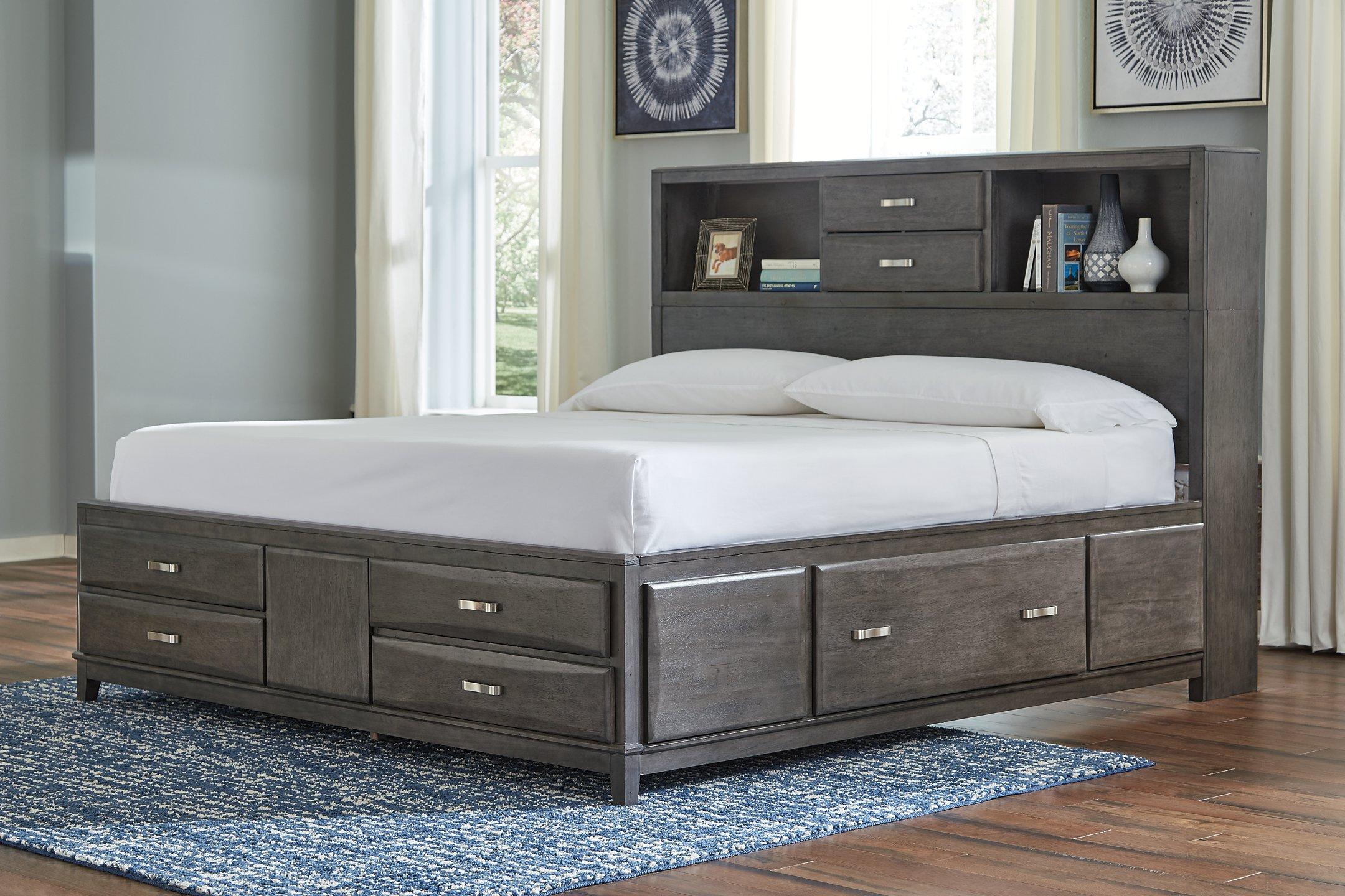 Caitbrook Storage Bed with 8 Drawers - Luxury Home Furniture (MI)