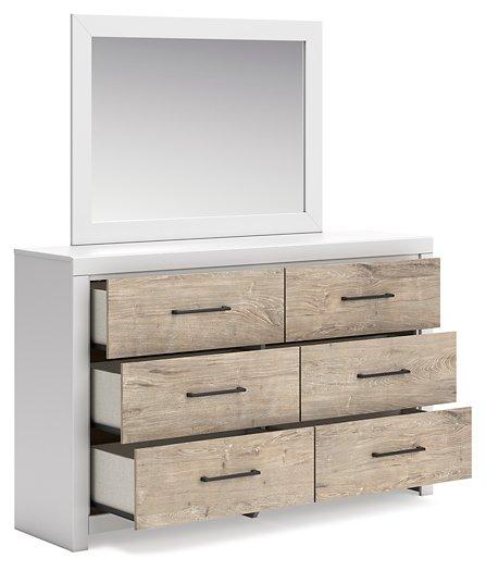 Charbitt Dresser and Mirror - Luxury Home Furniture (MI)