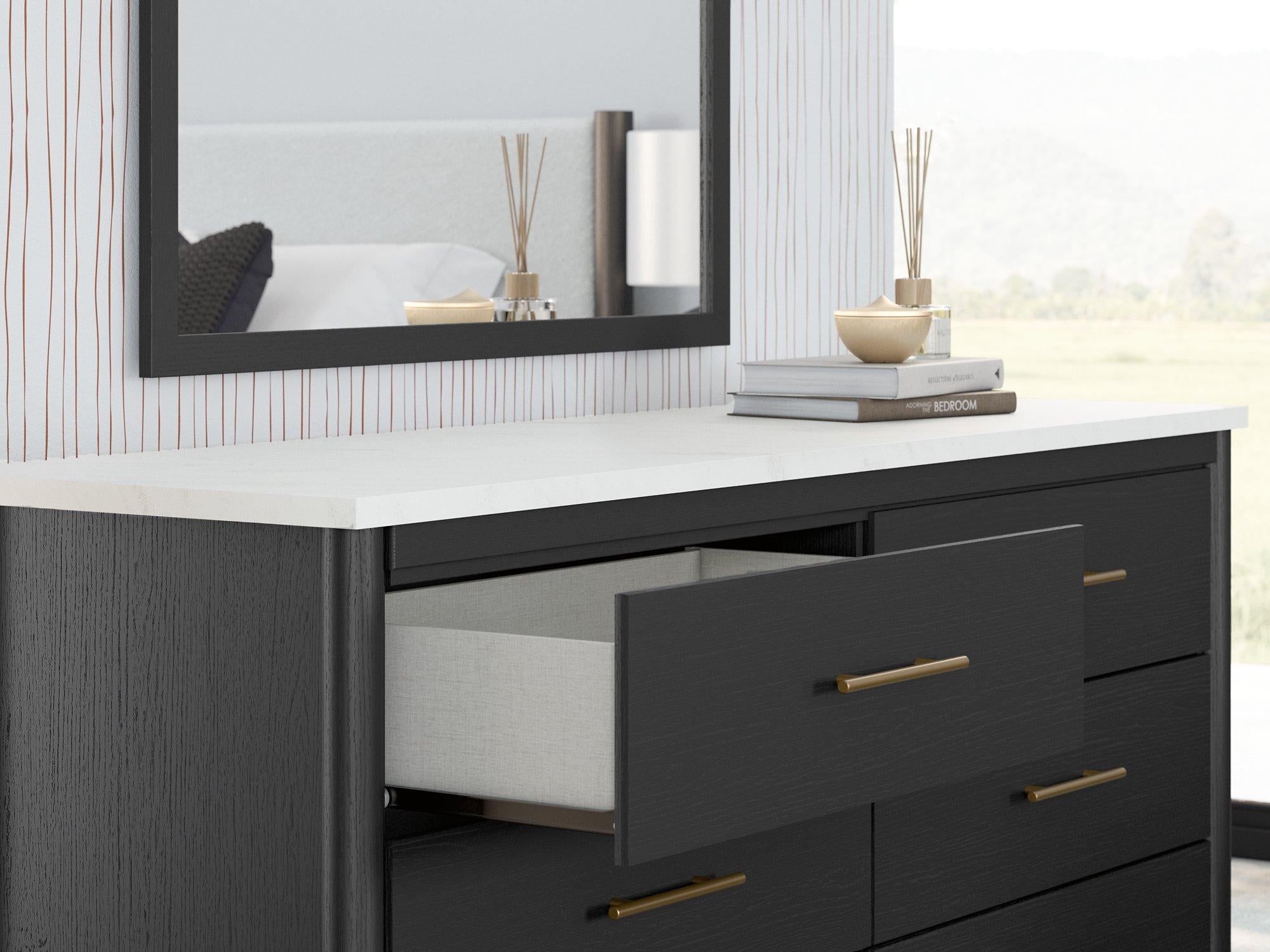 Cadmori Dresser and Mirror - Luxury Home Furniture (MI)