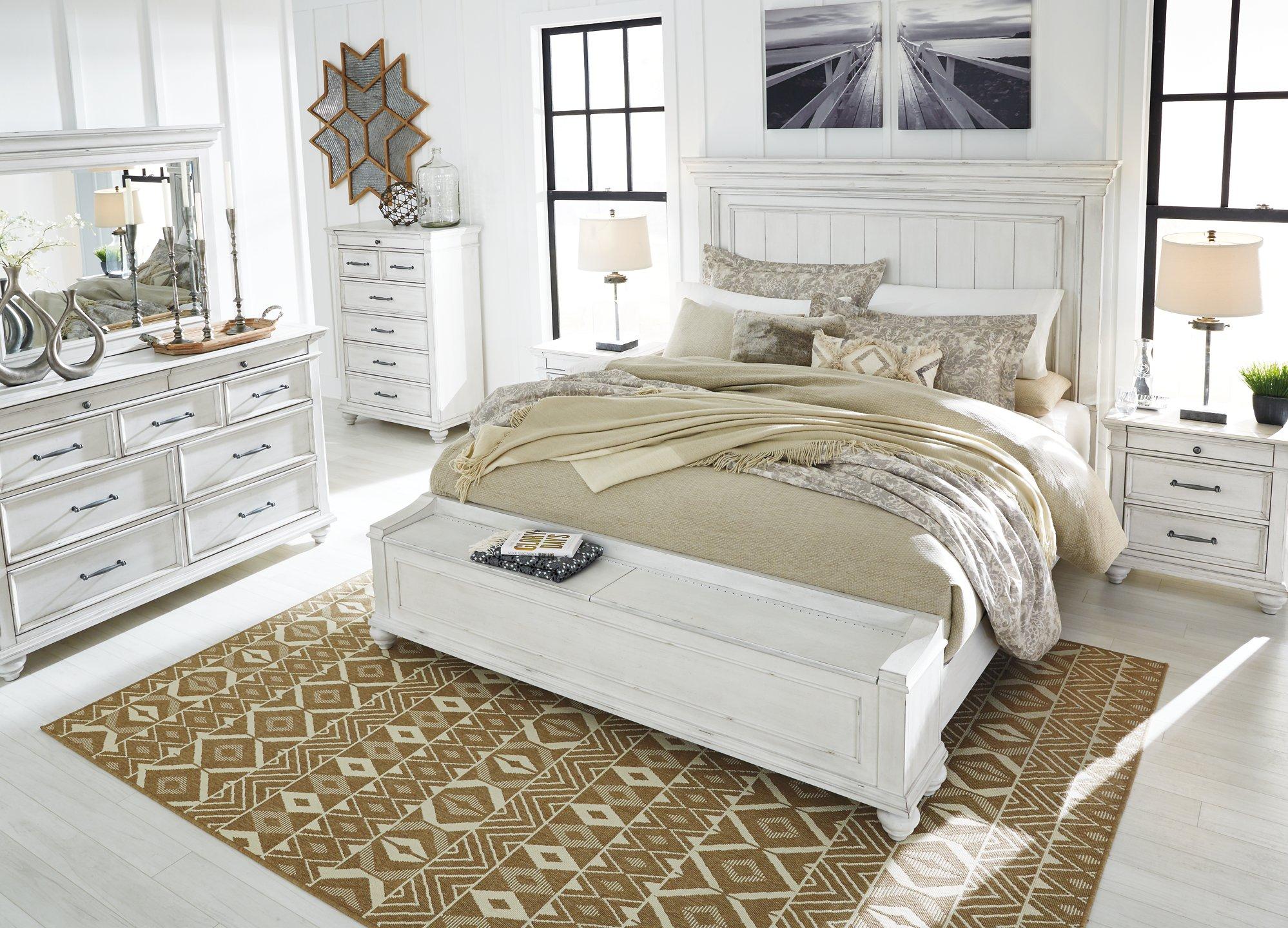 Kanwyn Bed with Storage Bench - Luxury Home Furniture (MI)