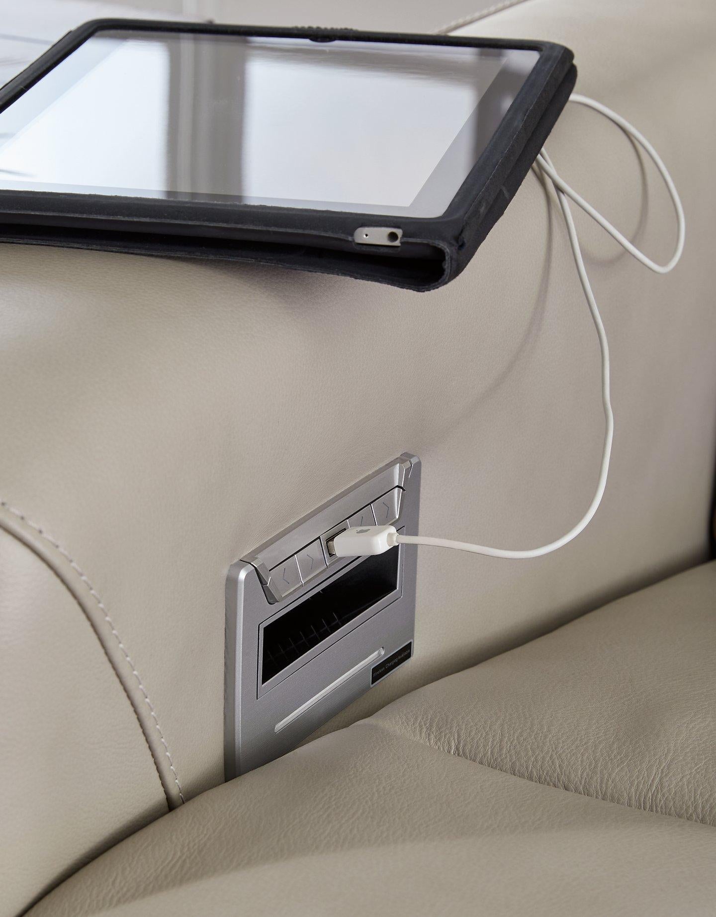 Battleville Power Reclining Sofa - Luxury Home Furniture (MI)