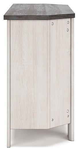 Dorrinson Corner TV Stand with Electric Fireplace - Luxury Home Furniture (MI)