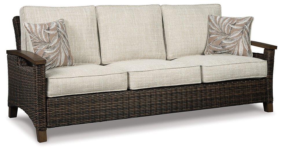 Paradise Trail Outdoor Sofa, Lounge Chairs and Fire Pit Table - Luxury Home Furniture (MI)