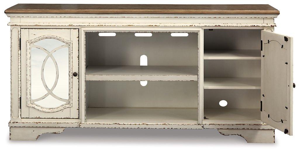Realyn 74" TV Stand with Electric Fireplace - Luxury Home Furniture (MI)