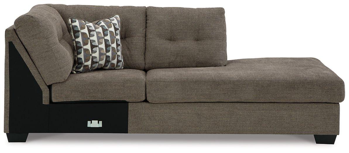 Mahoney 2-Piece Sleeper Sectional with Chaise - Luxury Home Furniture (MI)