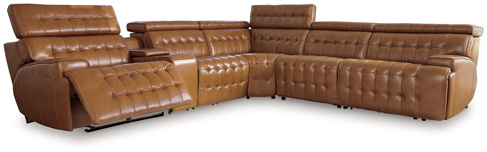 Temmpton Power Reclining Sectional - Luxury Home Furniture (MI)