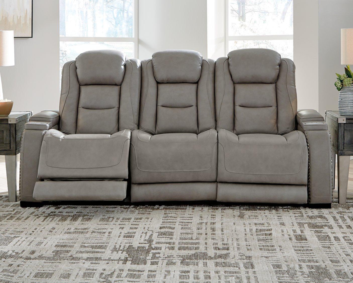 The Man-Den Power Reclining Sofa - Luxury Home Furniture (MI)