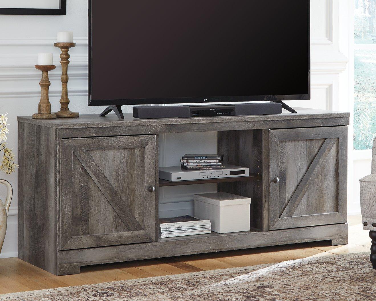 Wynnlow 63" TV Stand with Electric Fireplace - Luxury Home Furniture (MI)