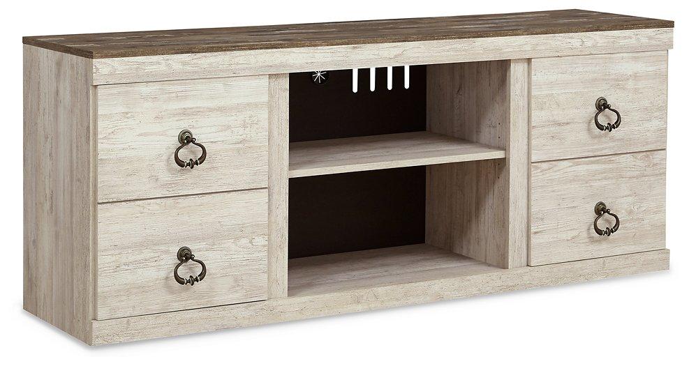 Willowton 4-Piece Entertainment Center with Electric Fireplace - Luxury Home Furniture (MI)