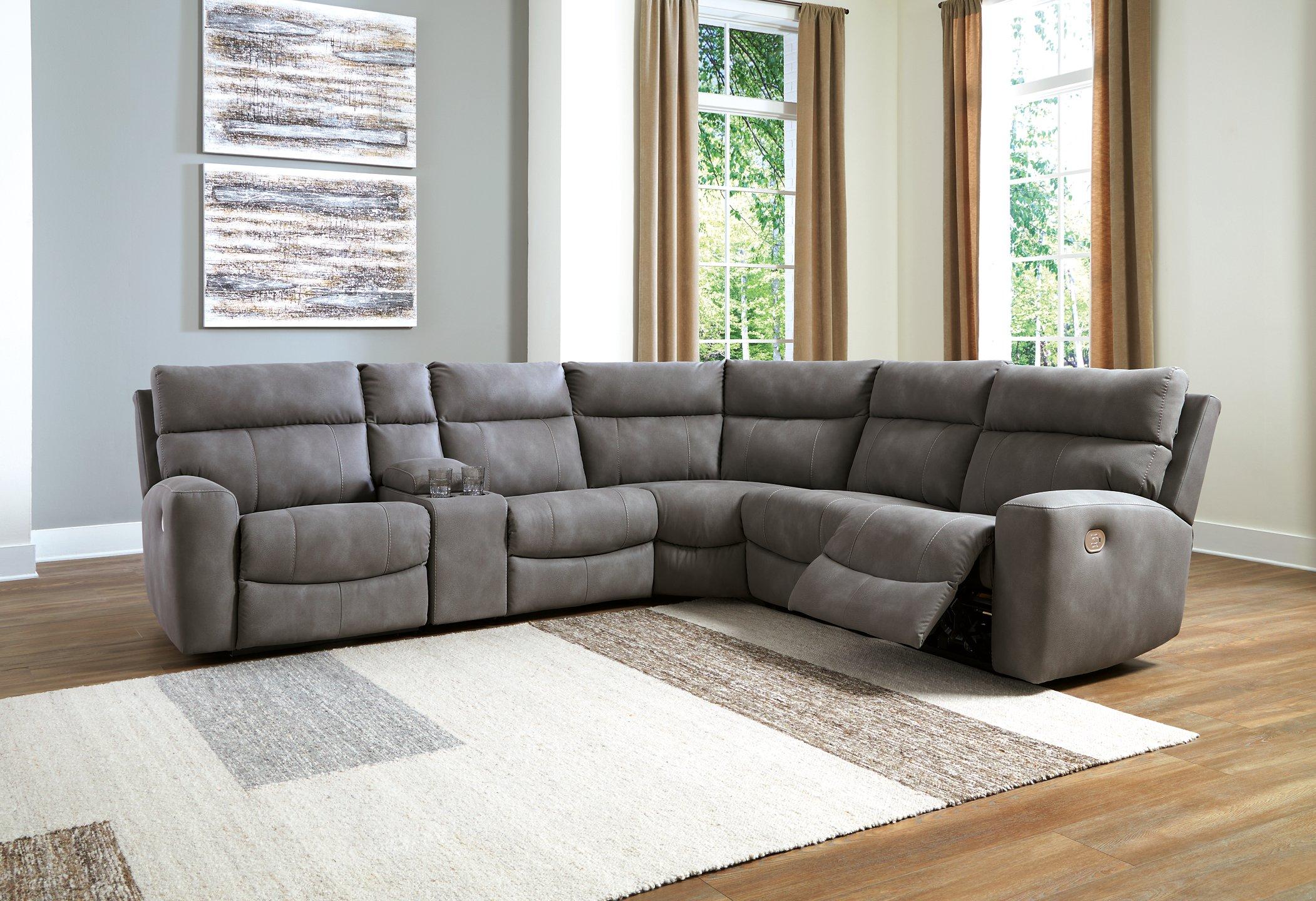 Next-Gen DuraPella Power Reclining Sectional - Luxury Home Furniture (MI)