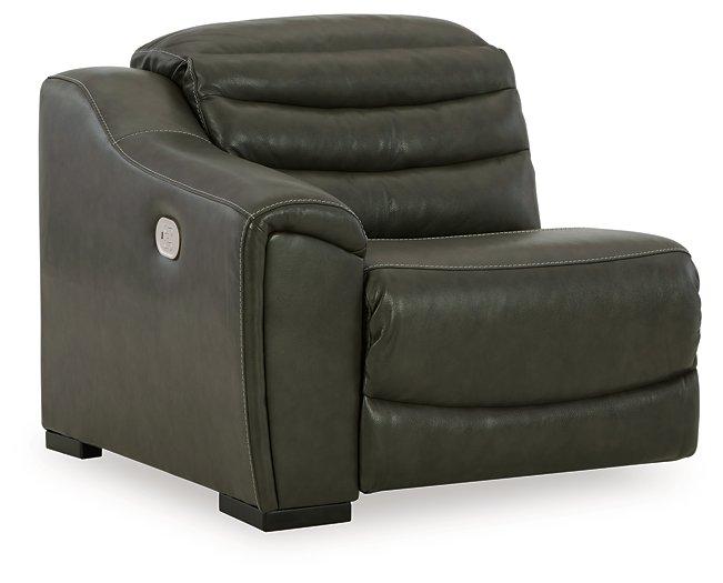 Center Line 3-Piece Power Reclining Loveseat with Console - Luxury Home Furniture (MI)