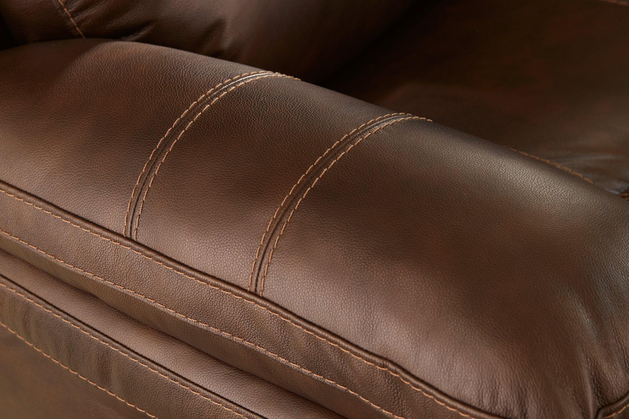 Edmar Power Reclining Loveseat with Console - Luxury Home Furniture (MI)