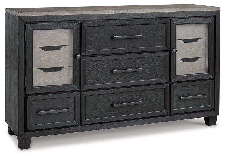 Foyland Dresser and Mirror - Luxury Home Furniture (MI)