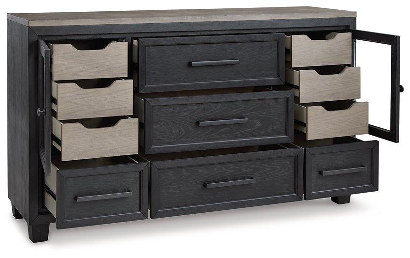 Foyland Dresser and Mirror - Luxury Home Furniture (MI)