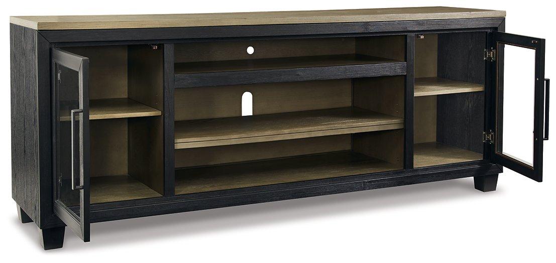Foyland 83" TV Stand with Electric Fireplace - Luxury Home Furniture (MI)
