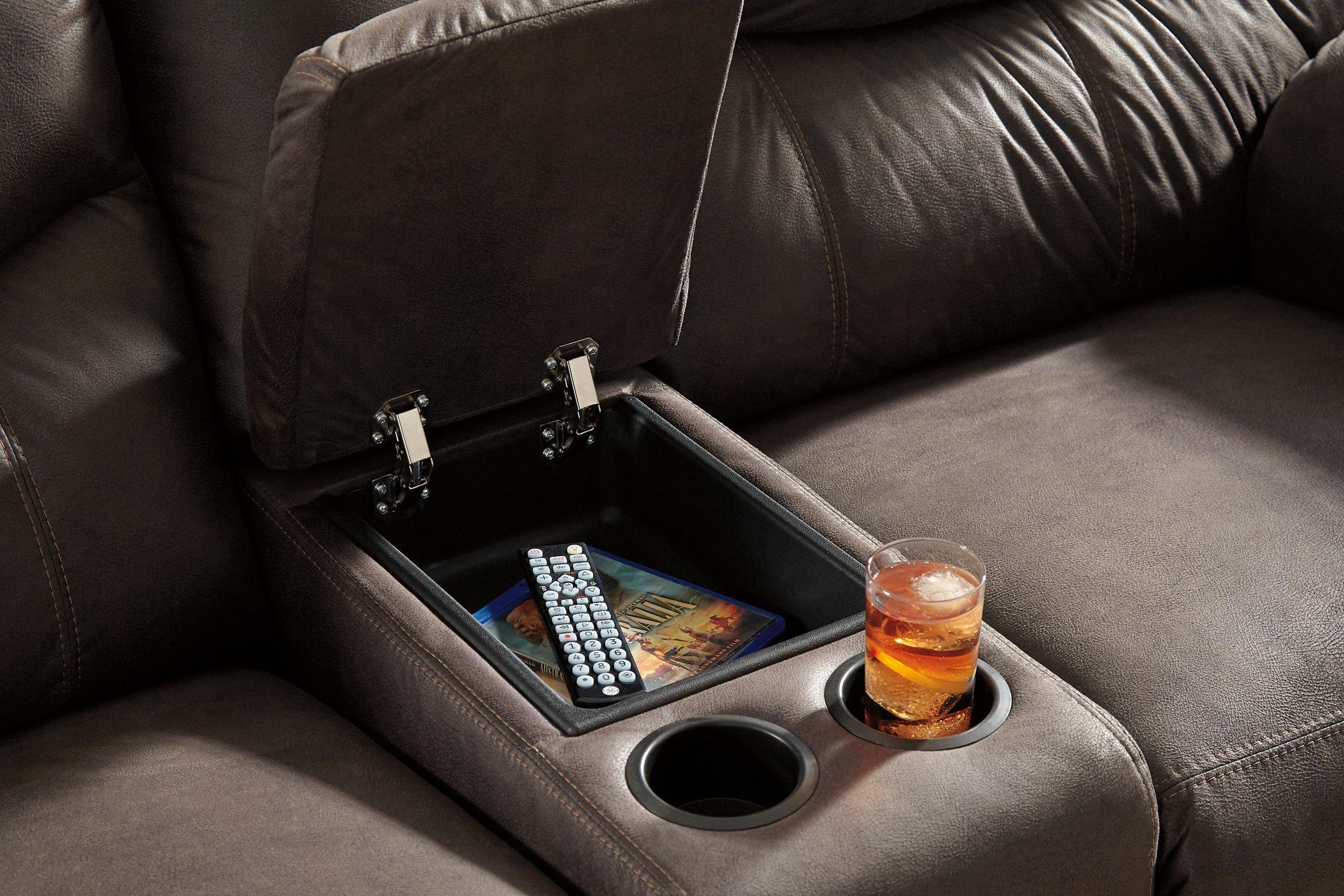 Boxberg Reclining Loveseat with Console - Luxury Home Furniture (MI)