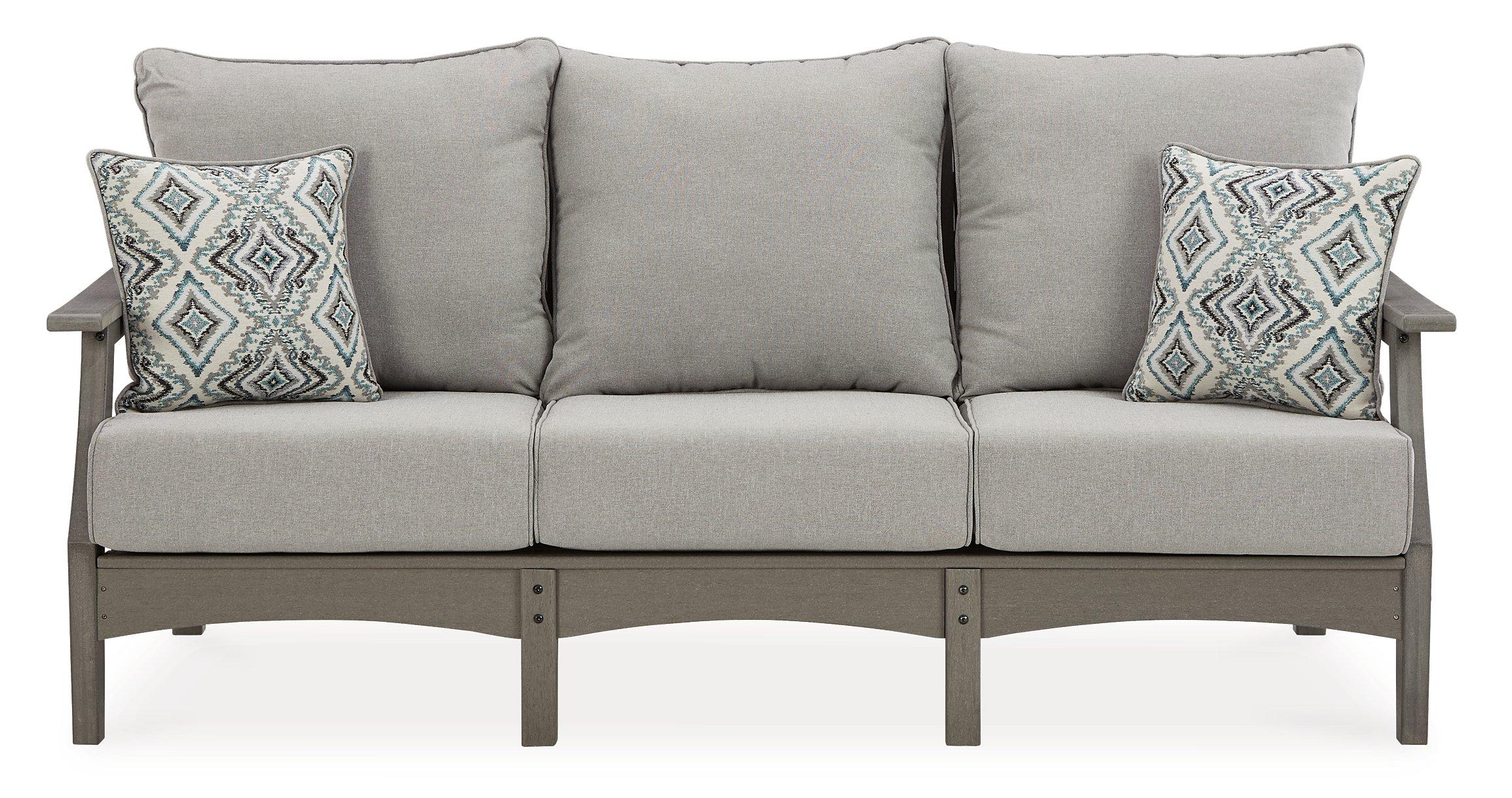 Visola Outdoor Sofa and Loveseat with Coffee Table - Luxury Home Furniture (MI)
