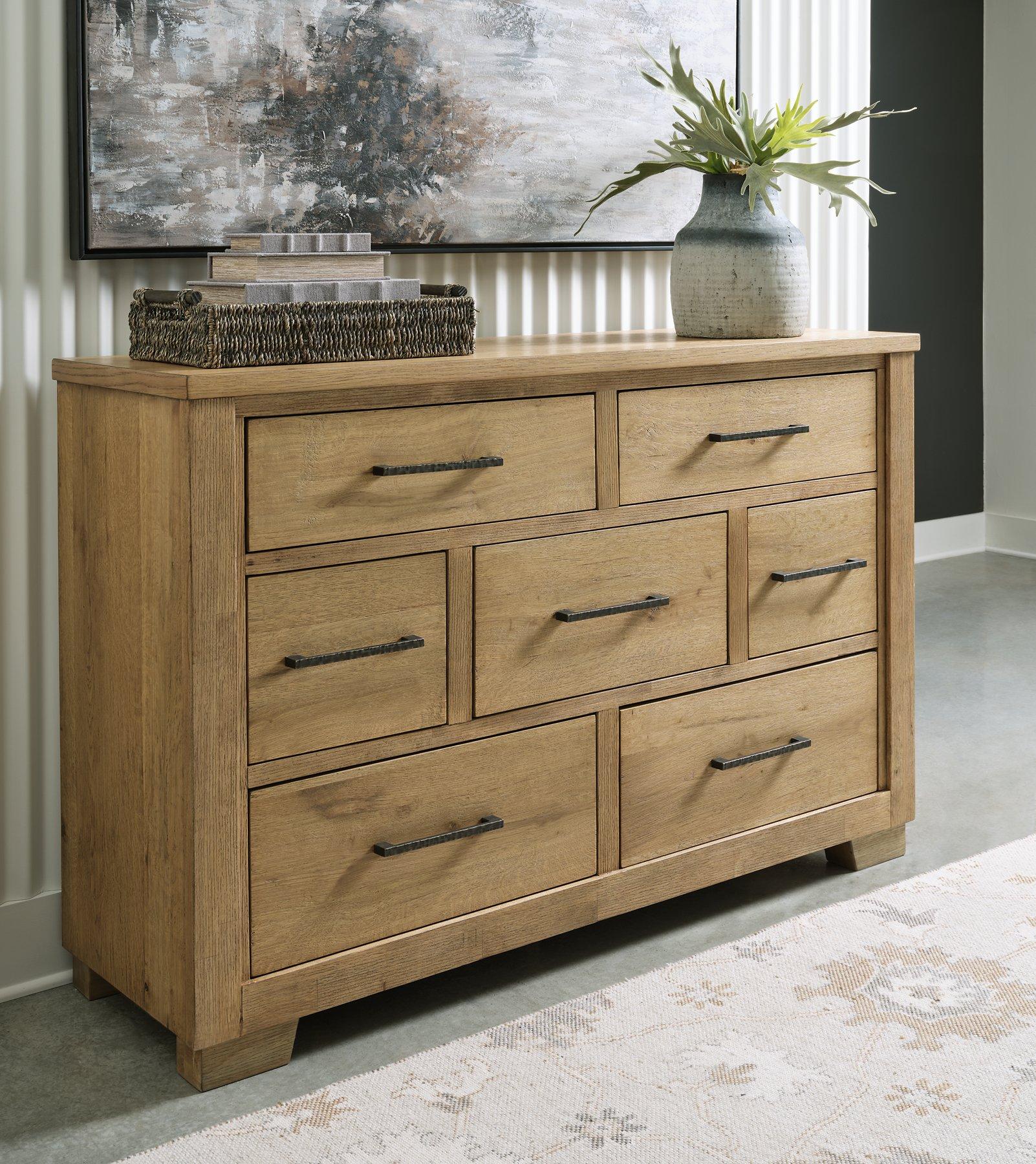 Galliden Dresser and Mirror - Luxury Home Furniture (MI)