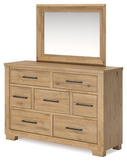 Galliden Dresser and Mirror - Luxury Home Furniture (MI)