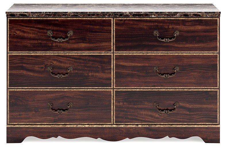 Glosmount Dresser and Mirror - Luxury Home Furniture (MI)