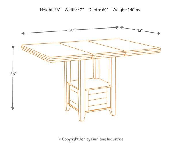 Haddigan Counter Height Dining Set - Luxury Home Furniture (MI)