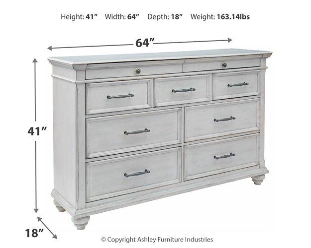 Kanwyn Dresser and Mirror - Luxury Home Furniture (MI)