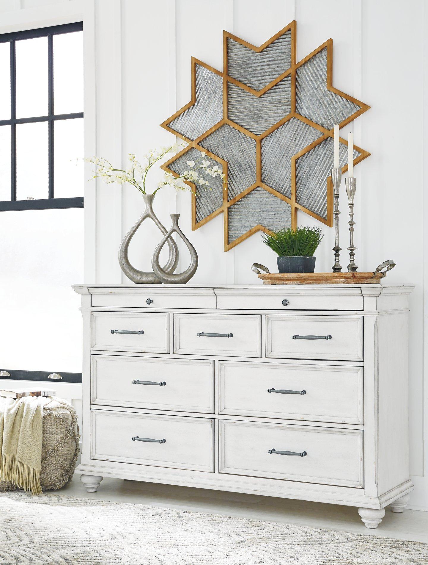 Kanwyn Dresser and Mirror - Luxury Home Furniture (MI)