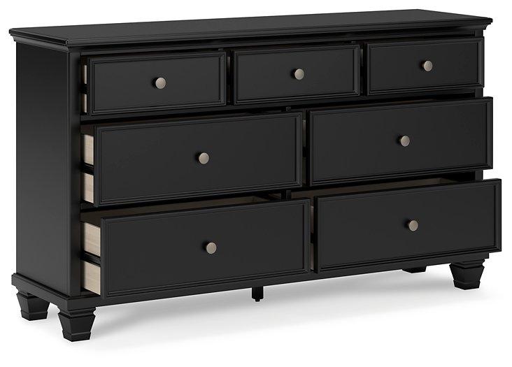Lanolee Dresser and Mirror - Luxury Home Furniture (MI)