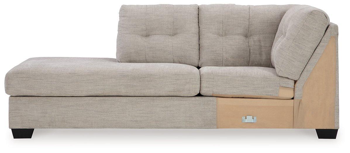 Mahoney 2-Piece Sleeper Sectional with Chaise - Luxury Home Furniture (MI)