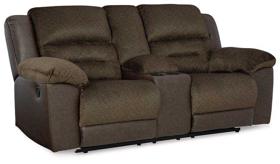 Dorman Reclining Loveseat with Console - Luxury Home Furniture (MI)