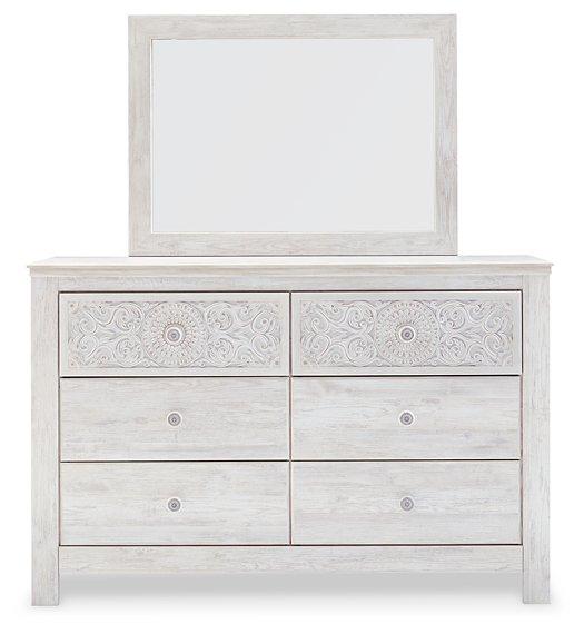 Paxberry Dresser and Mirror - Luxury Home Furniture (MI)