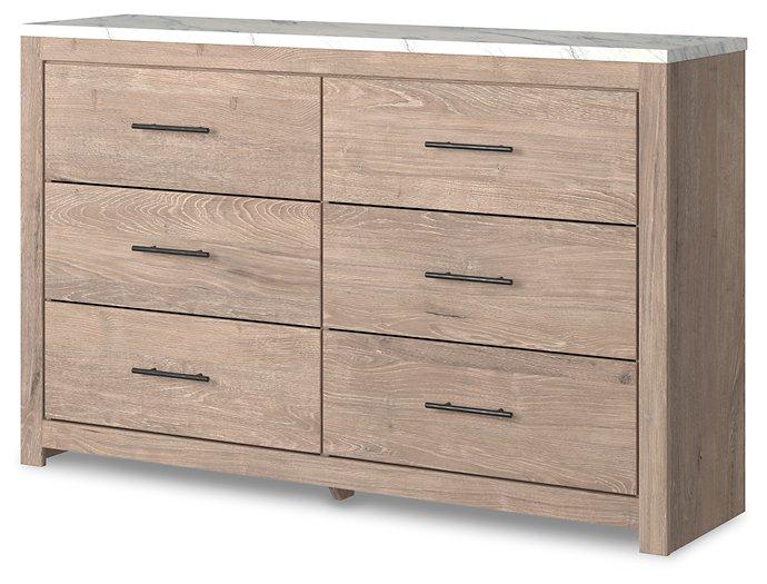 Senniberg Dresser and Mirror - Luxury Home Furniture (MI)