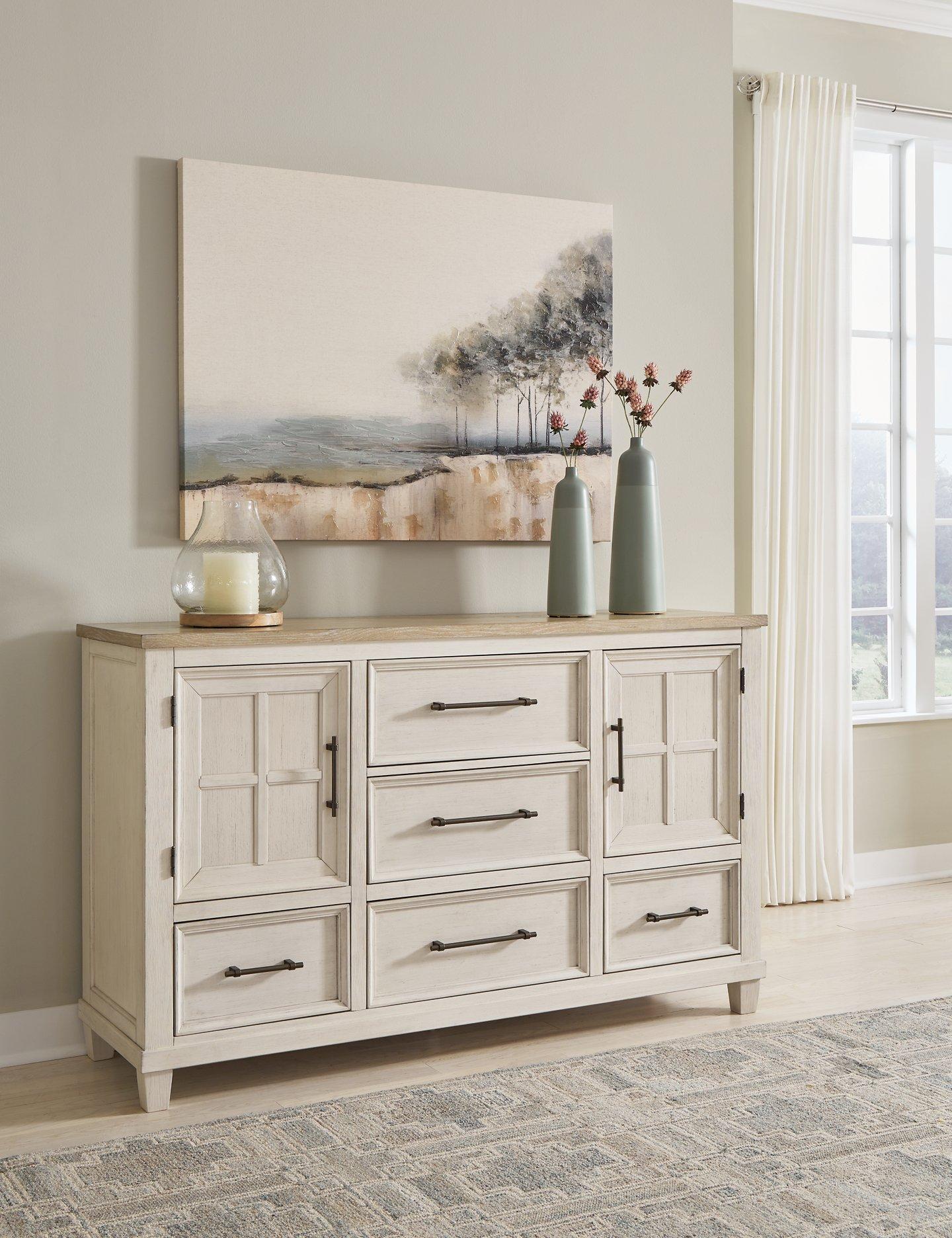 Shaybrock Dresser and Mirror - Luxury Home Furniture (MI)