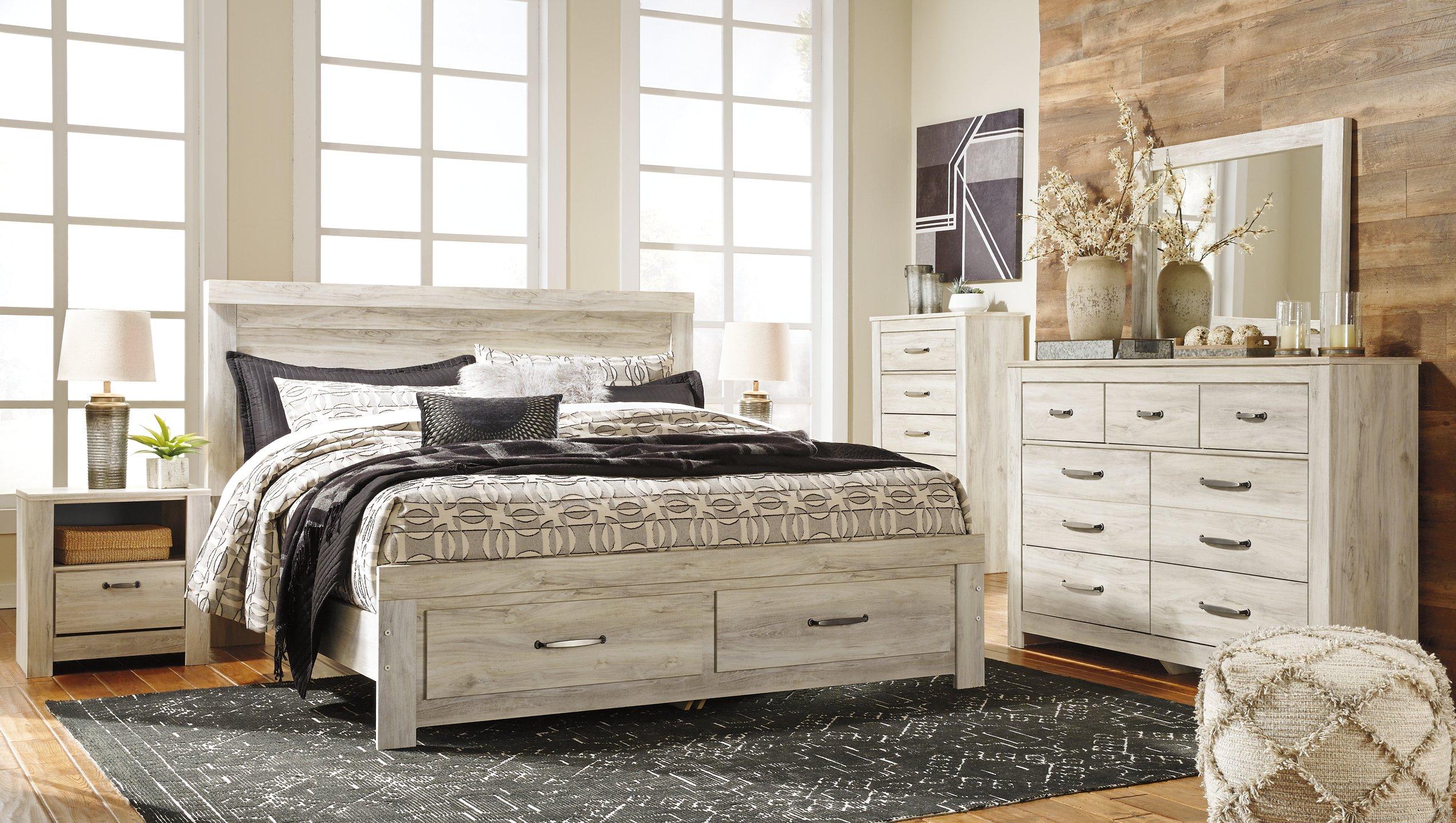 Bellaby Bed with 2 Storage Drawers - Luxury Home Furniture (MI)