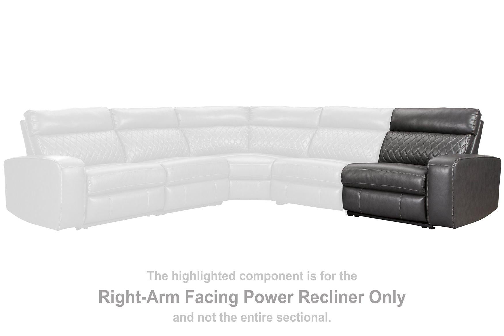 Samperstone Power Reclining Sectional - Luxury Home Furniture (MI)