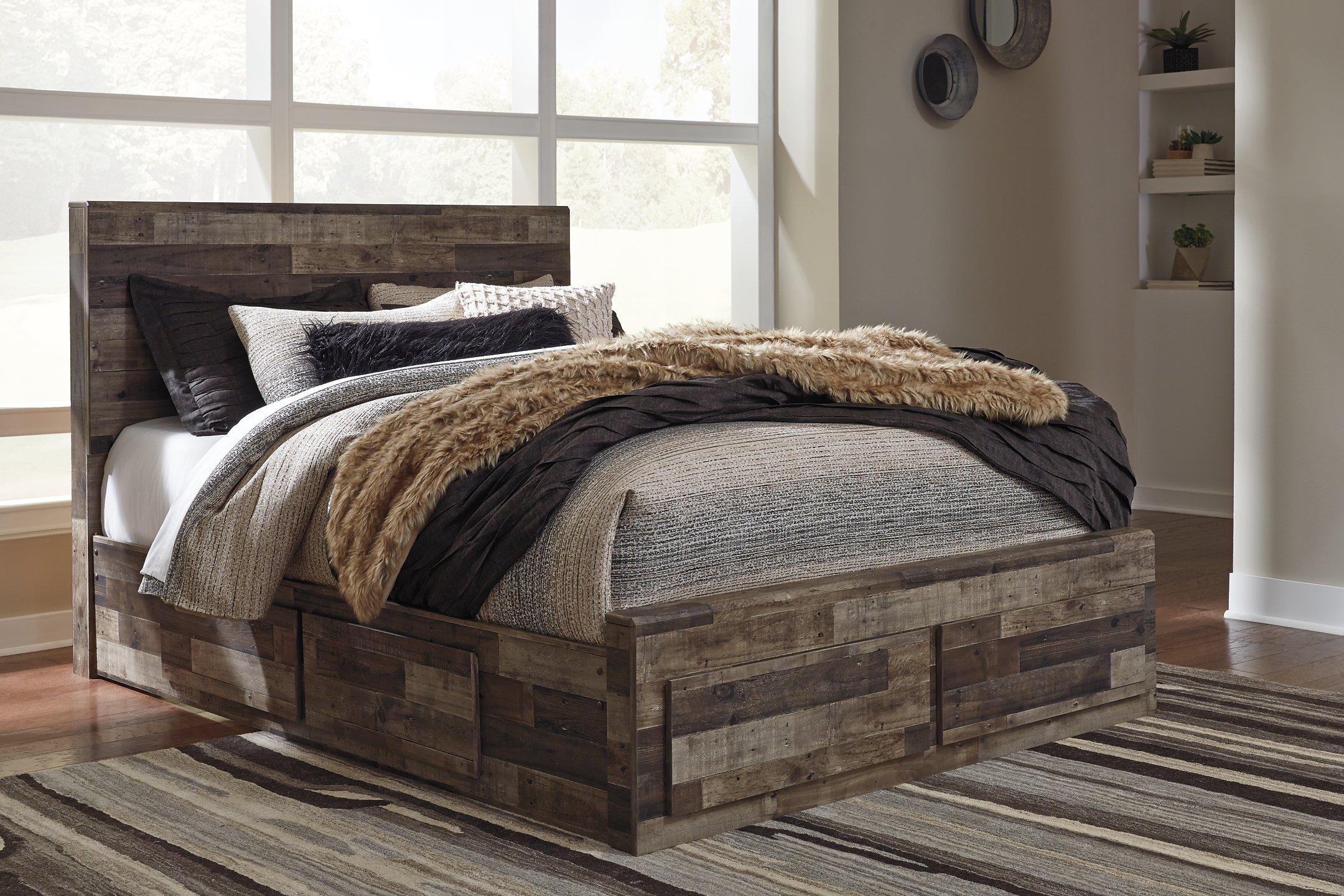 Derekson Bed with 6 Storage Drawers - Luxury Home Furniture (MI)