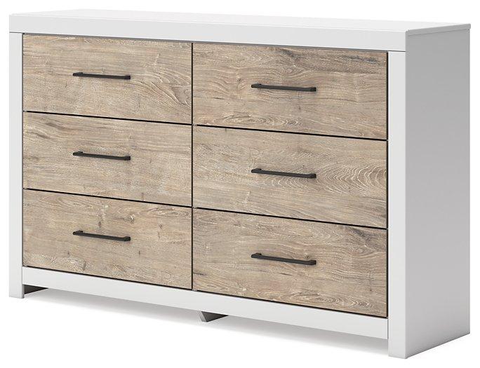 Charbitt Dresser and Mirror - Luxury Home Furniture (MI)