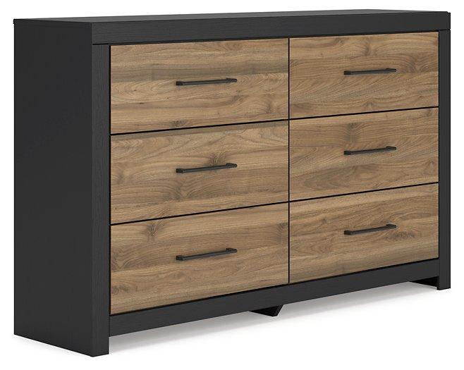 Vertani Dresser and Mirror - Luxury Home Furniture (MI)