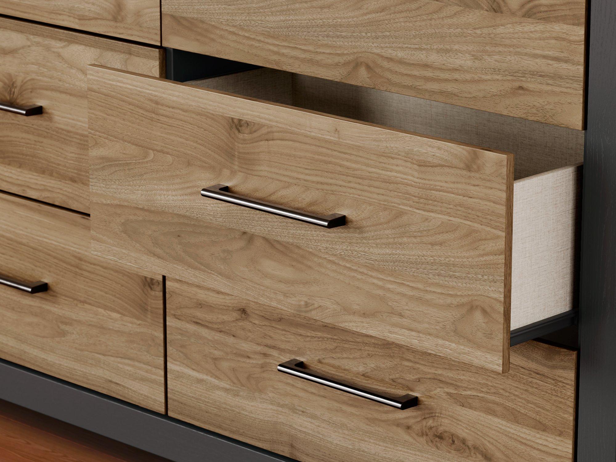Vertani Dresser and Mirror - Luxury Home Furniture (MI)