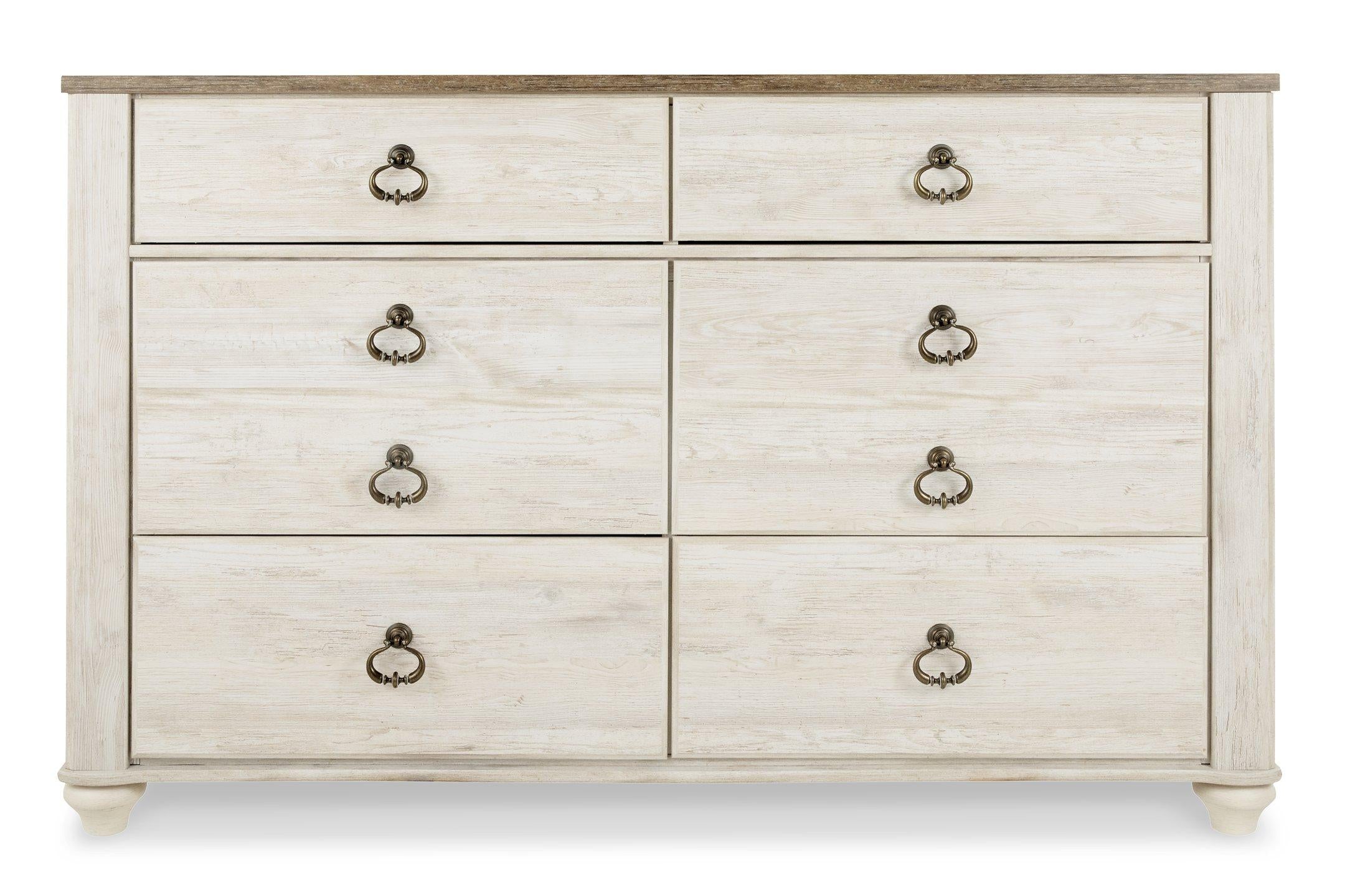 Willowton Dresser and Mirror - Luxury Home Furniture (MI)