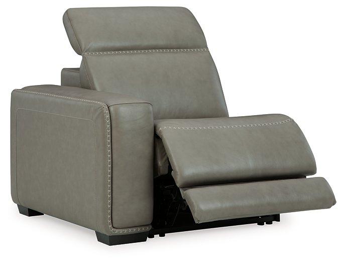 Correze Power Reclining Sectional with Chaise - Luxury Home Furniture (MI)