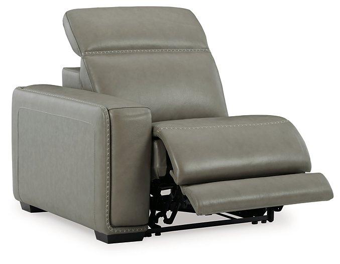 Correze Power Reclining Sectional with Chaise - Luxury Home Furniture (MI)