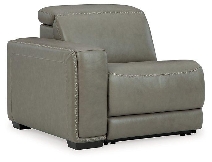 Correze Power Reclining Sectional with Chaise - Luxury Home Furniture (MI)