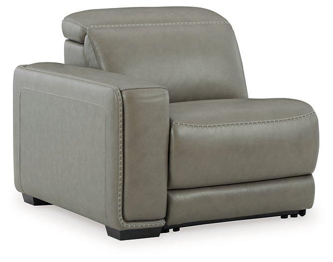 Correze Power Reclining Sectional with Chaise - Luxury Home Furniture (MI)