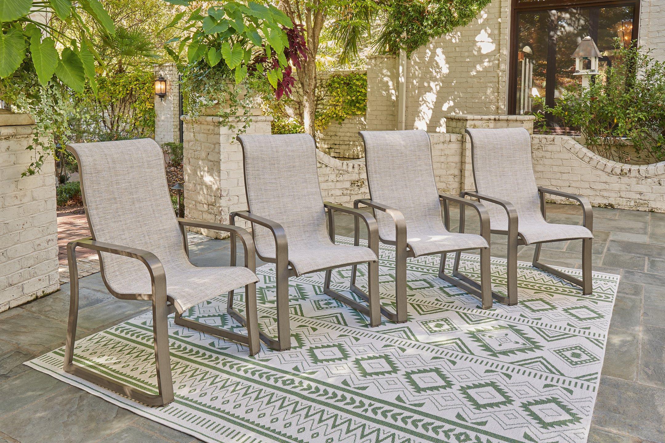 Beach Front Sling Arm Chair (Set of 4) - Luxury Home Furniture (MI)