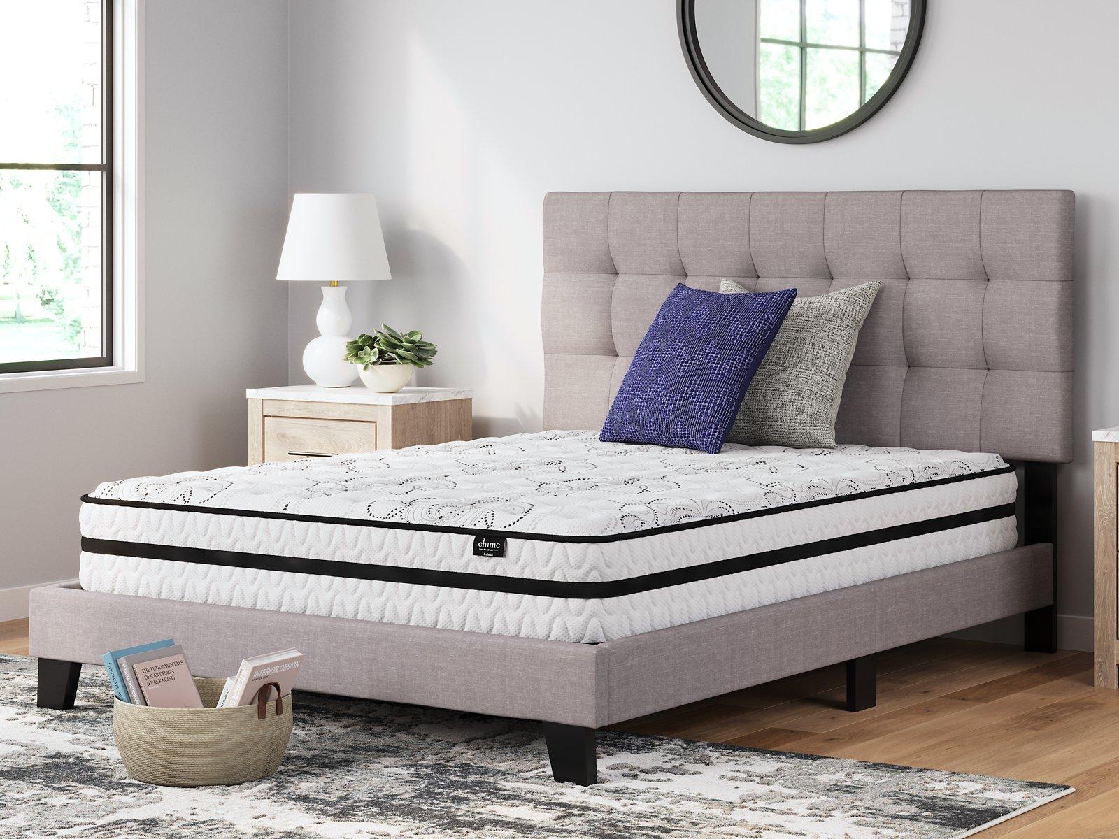 Chime 10 Inch Hybrid 2-Piece Mattress Set - Luxury Home Furniture (MI)