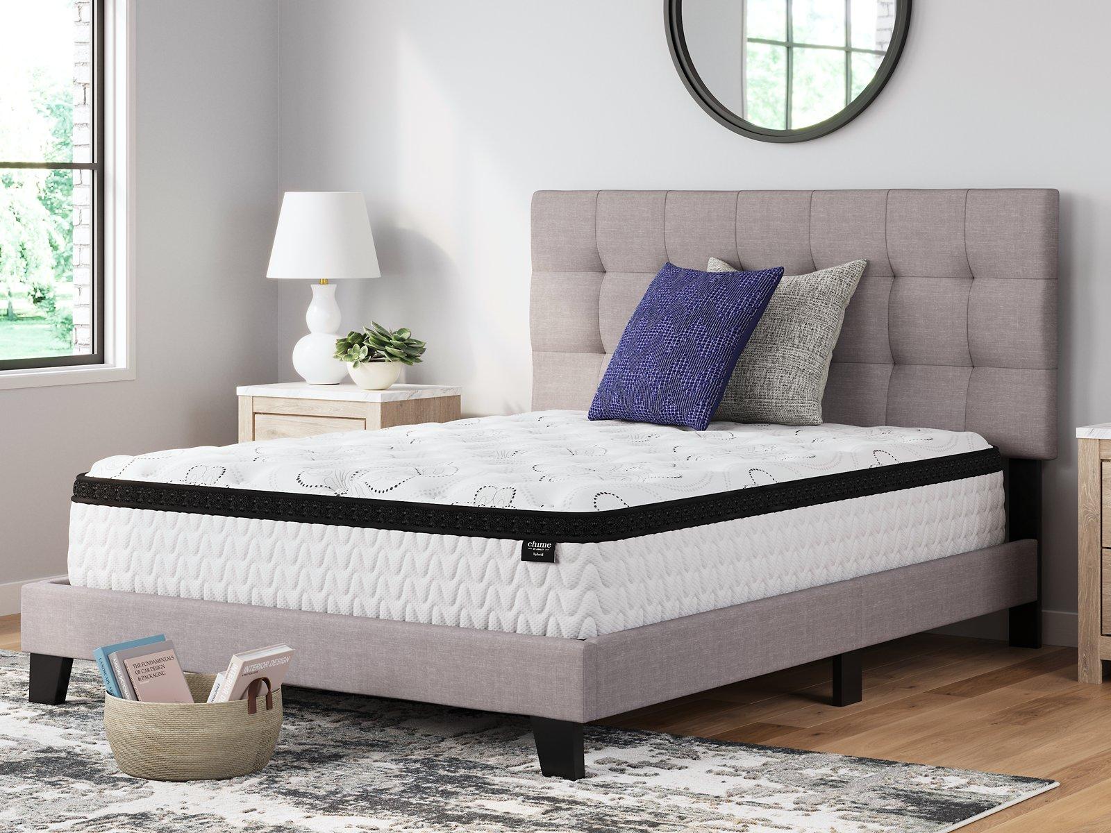 Chime 12 Inch Hybrid Mattress Set - Luxury Home Furniture (MI)