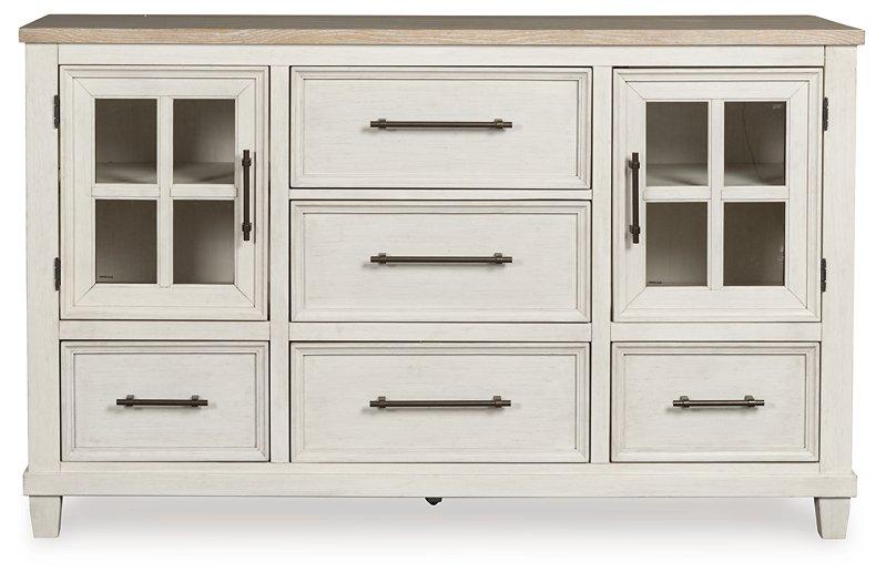 Shaybrock Dresser and Mirror - Luxury Home Furniture (MI)