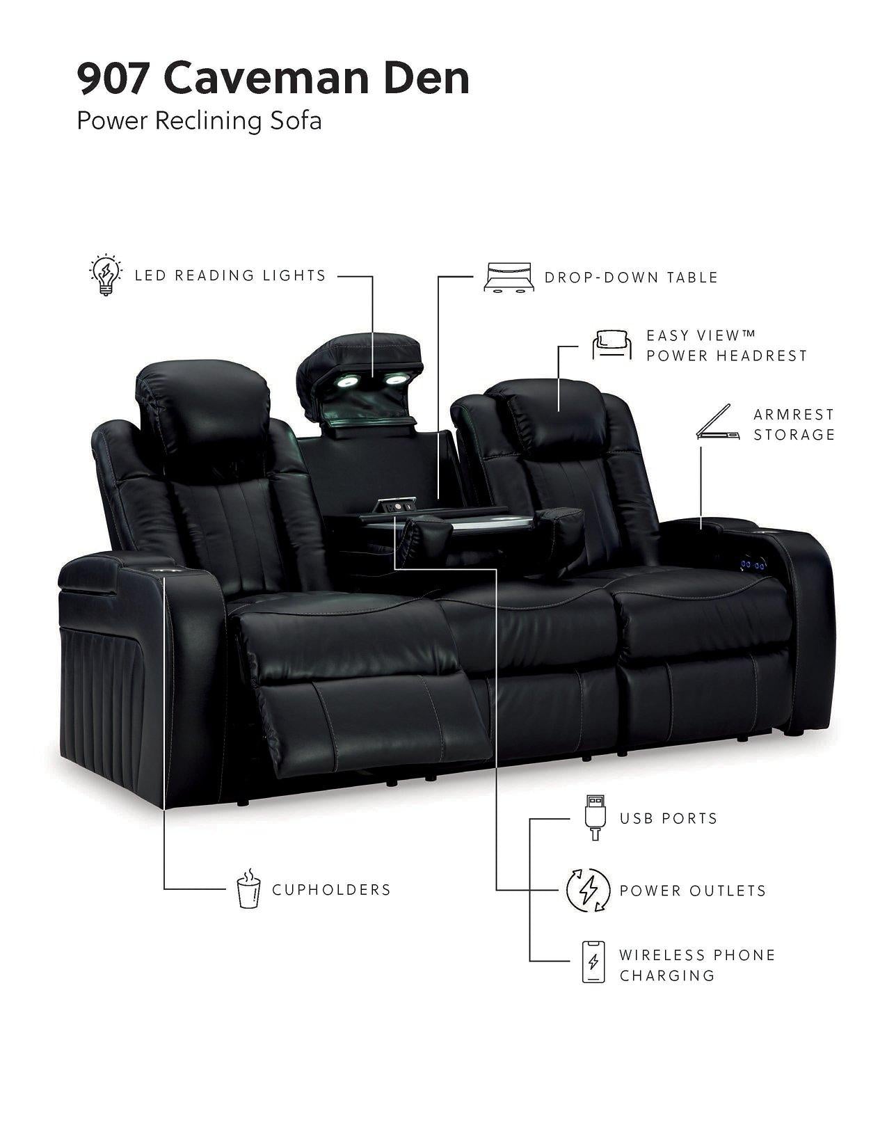 Caveman Den Upholstery Package - Luxury Home Furniture (MI)